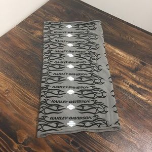 Harley Davidson Neck Gator Face Shield Grey Flame